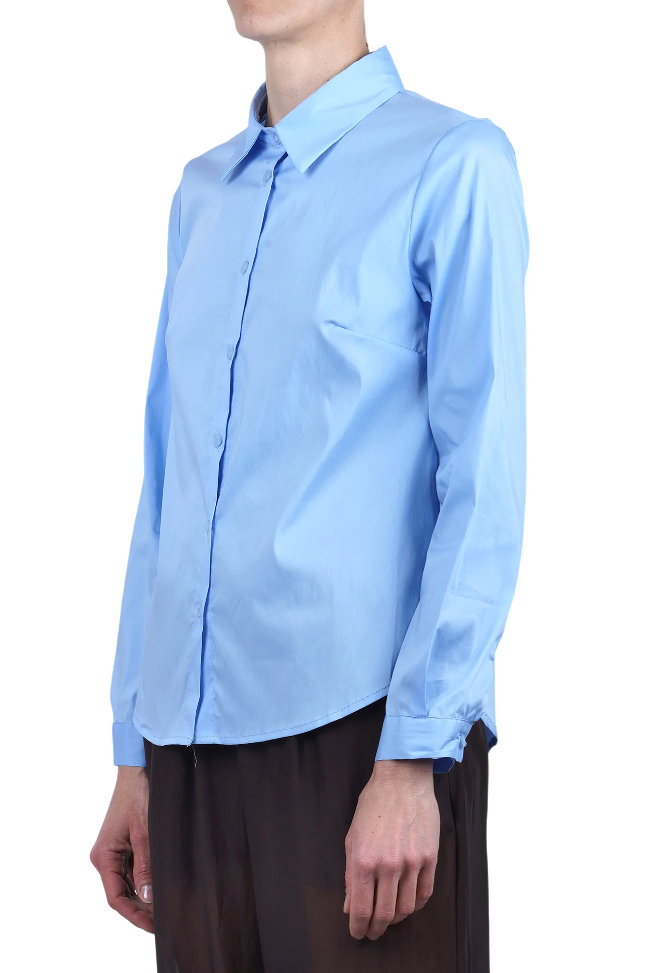 La Femme Blanche - Camicia - 471515 - Azzurro - Image 4