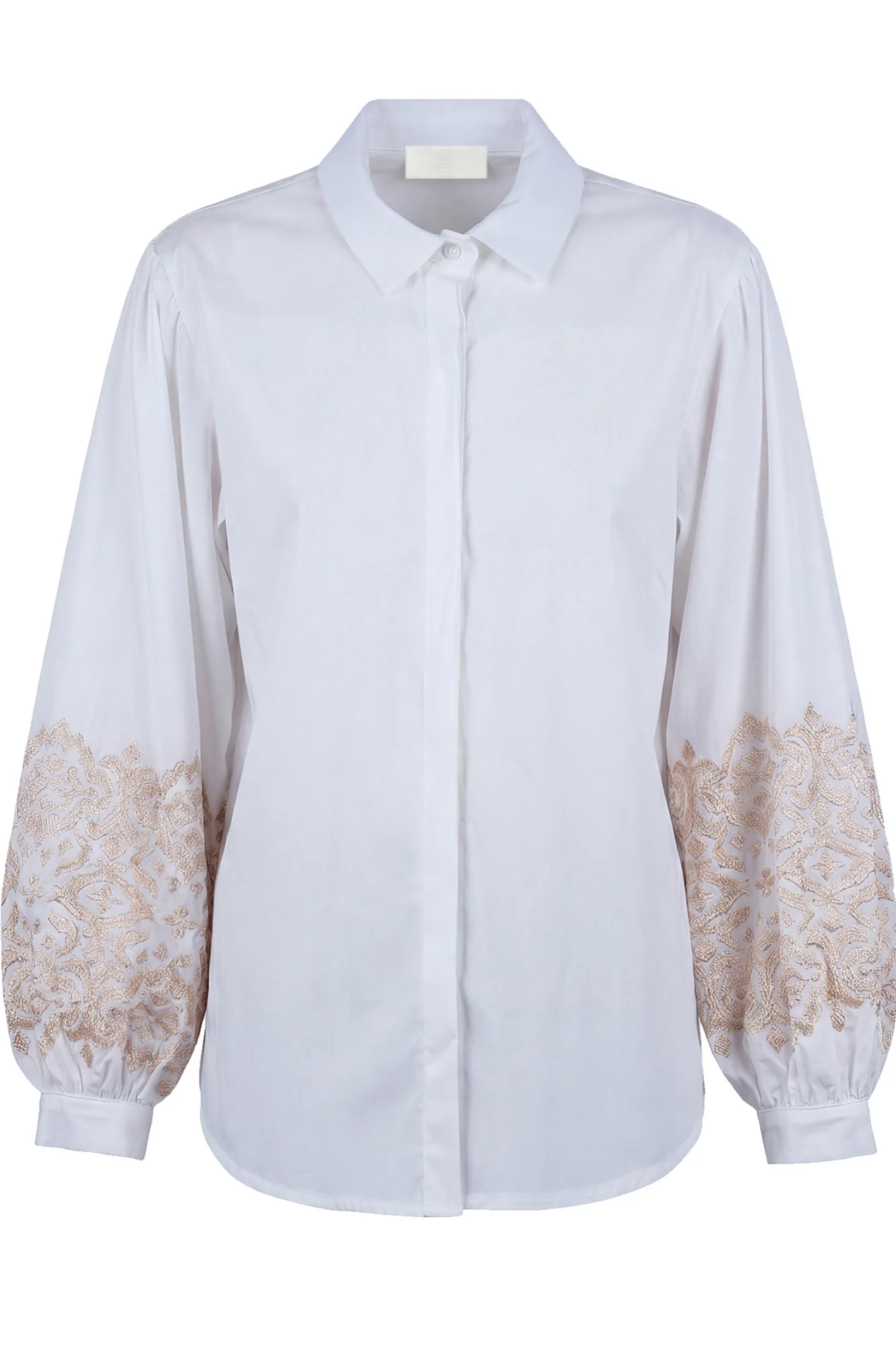 La Femme Blanche - Camicia - 471560 - Bianco/Beige