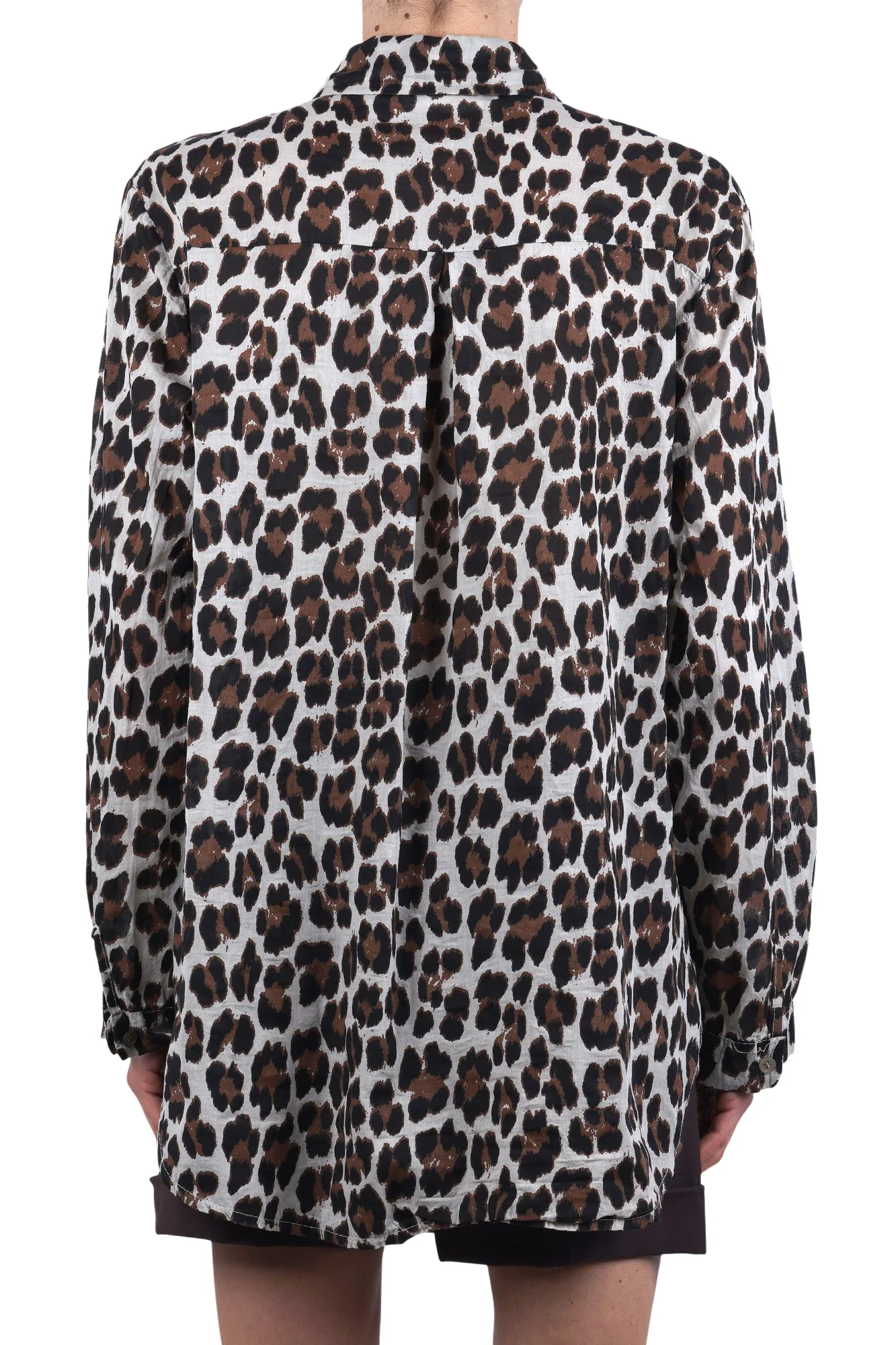 La Femme Blanche - Camicia - 471562 - Fantasia Marrone - Image 5