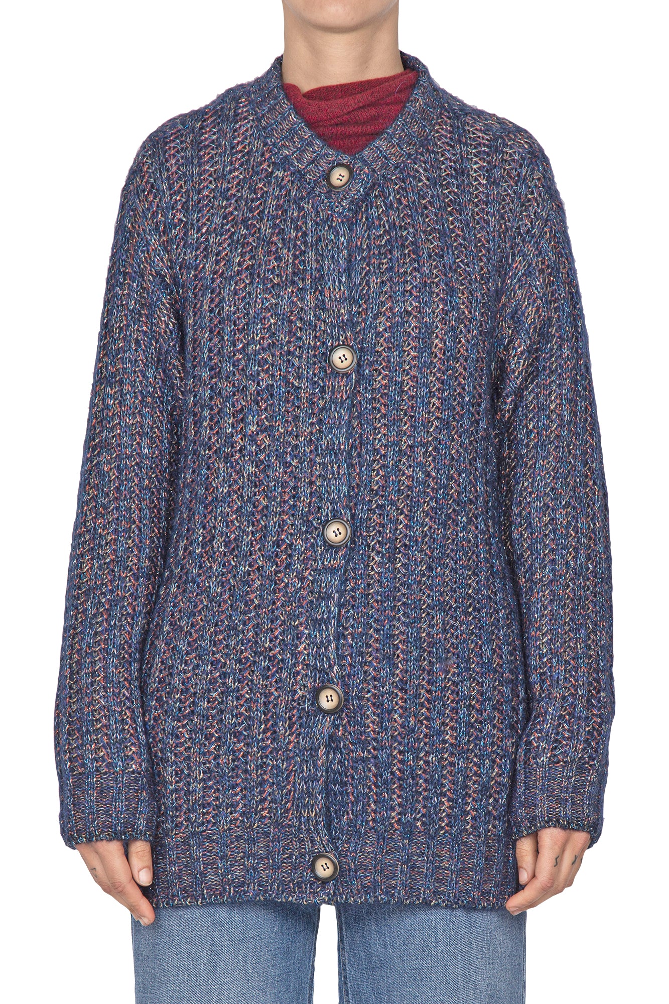 La Femme Blanche - Cardigan - 441809 - Blu - Image 3