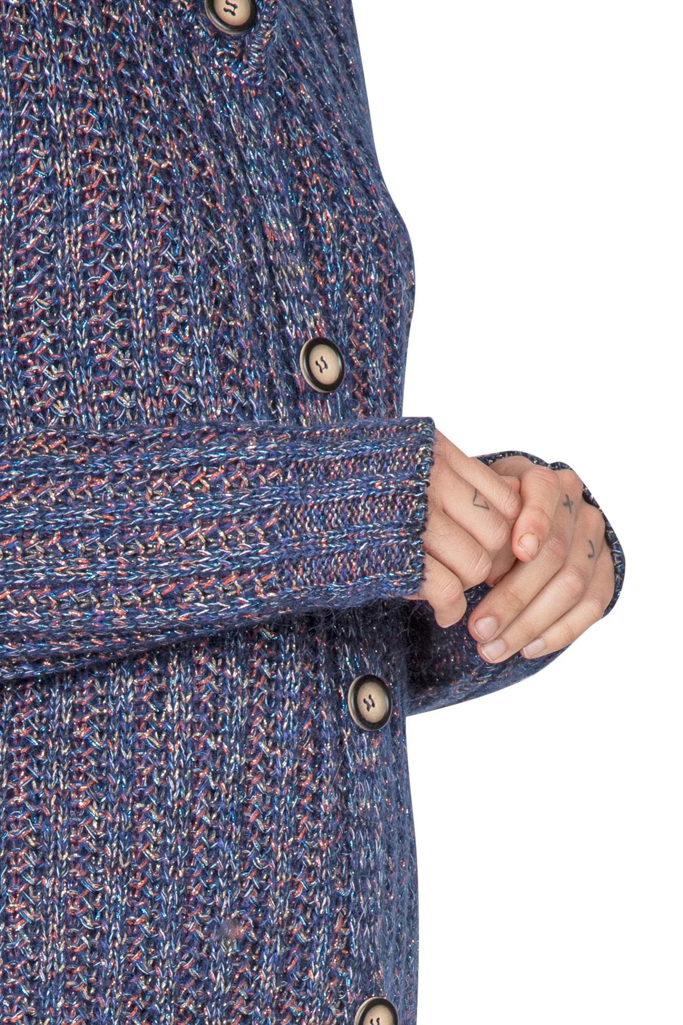 La Femme Blanche - Cardigan - 441809 - Blu - Image 6