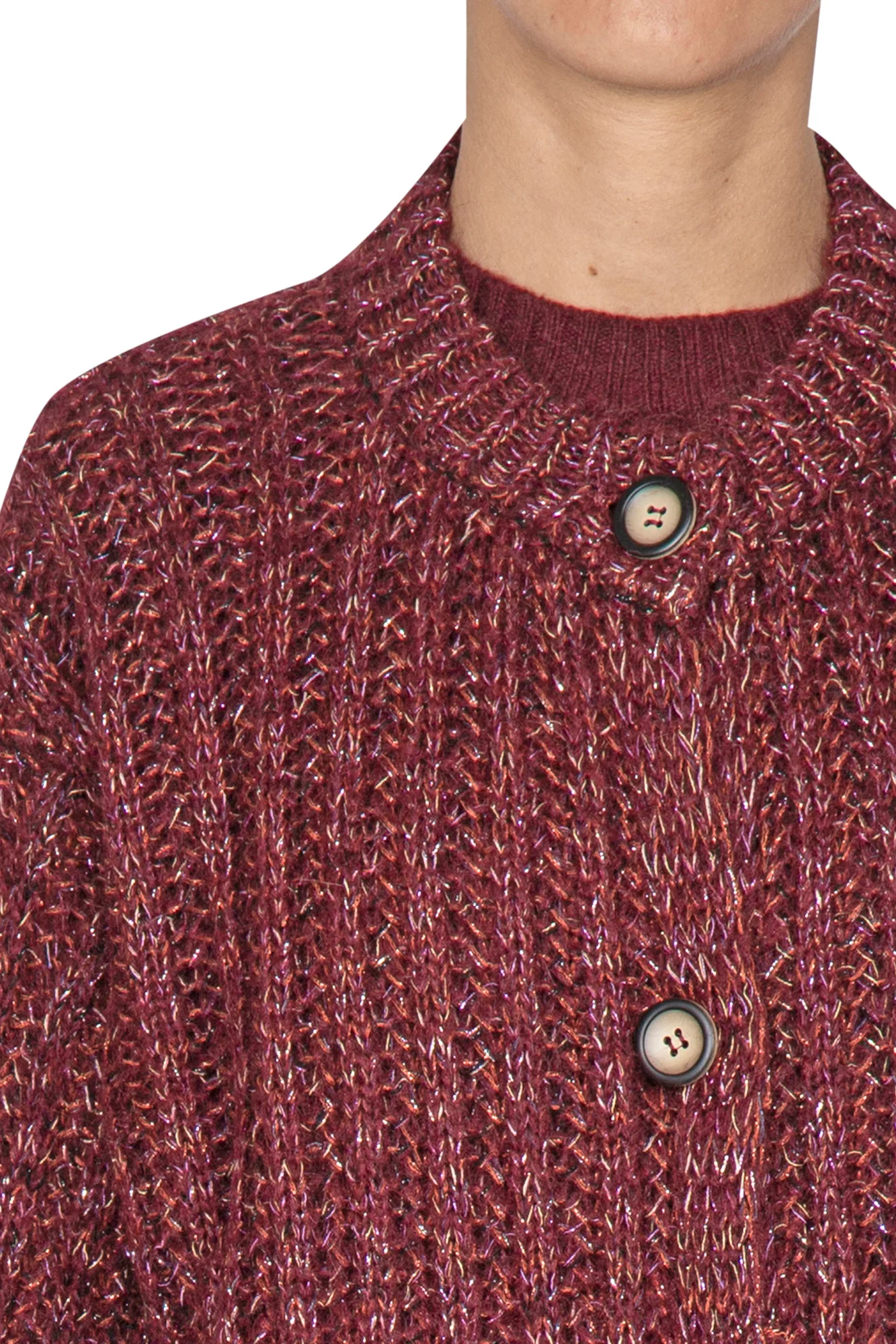 La Femme Blanche - Cardigan - 441809 - Bordeaux - Image 6