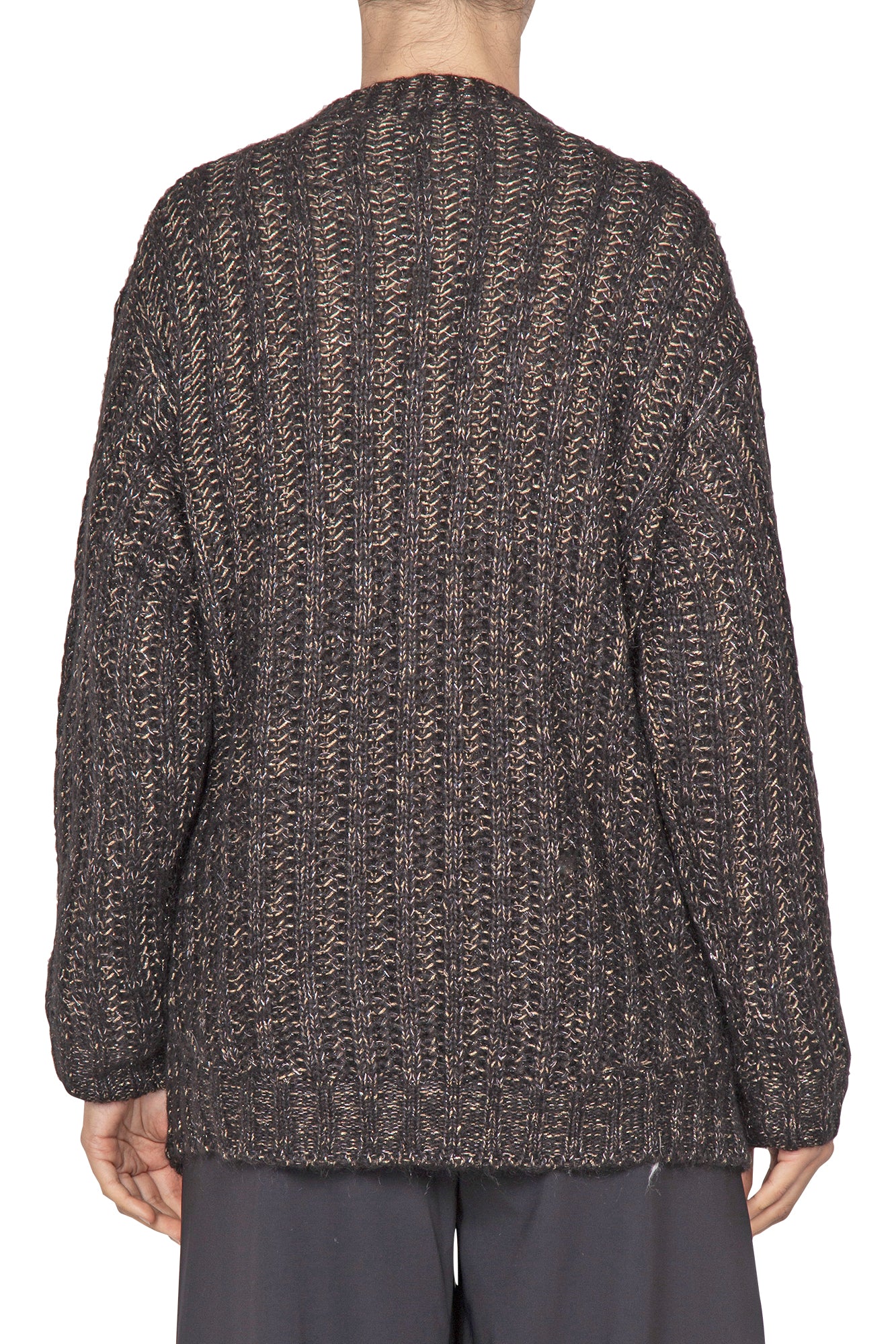 La Femme Blanche - Cardigan - 441809 - Nero - Image 5