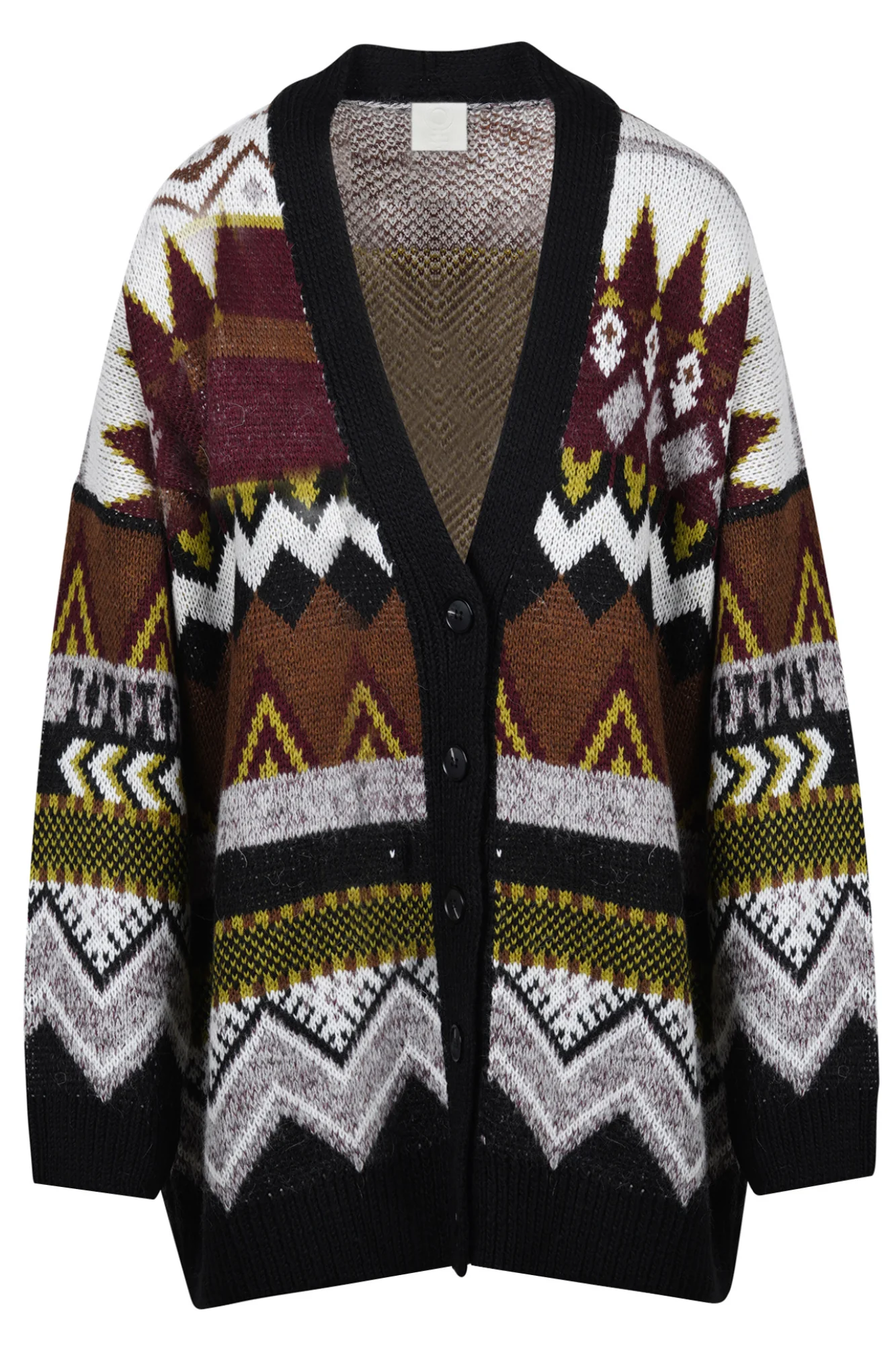 La Femme Blanche - Cardigan - 461501 - Fantasia nero