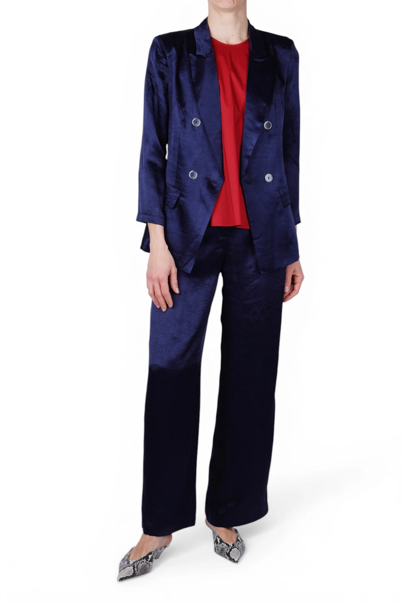 La Femme Blanche - Giacca - 471358 - Blu - Image 2