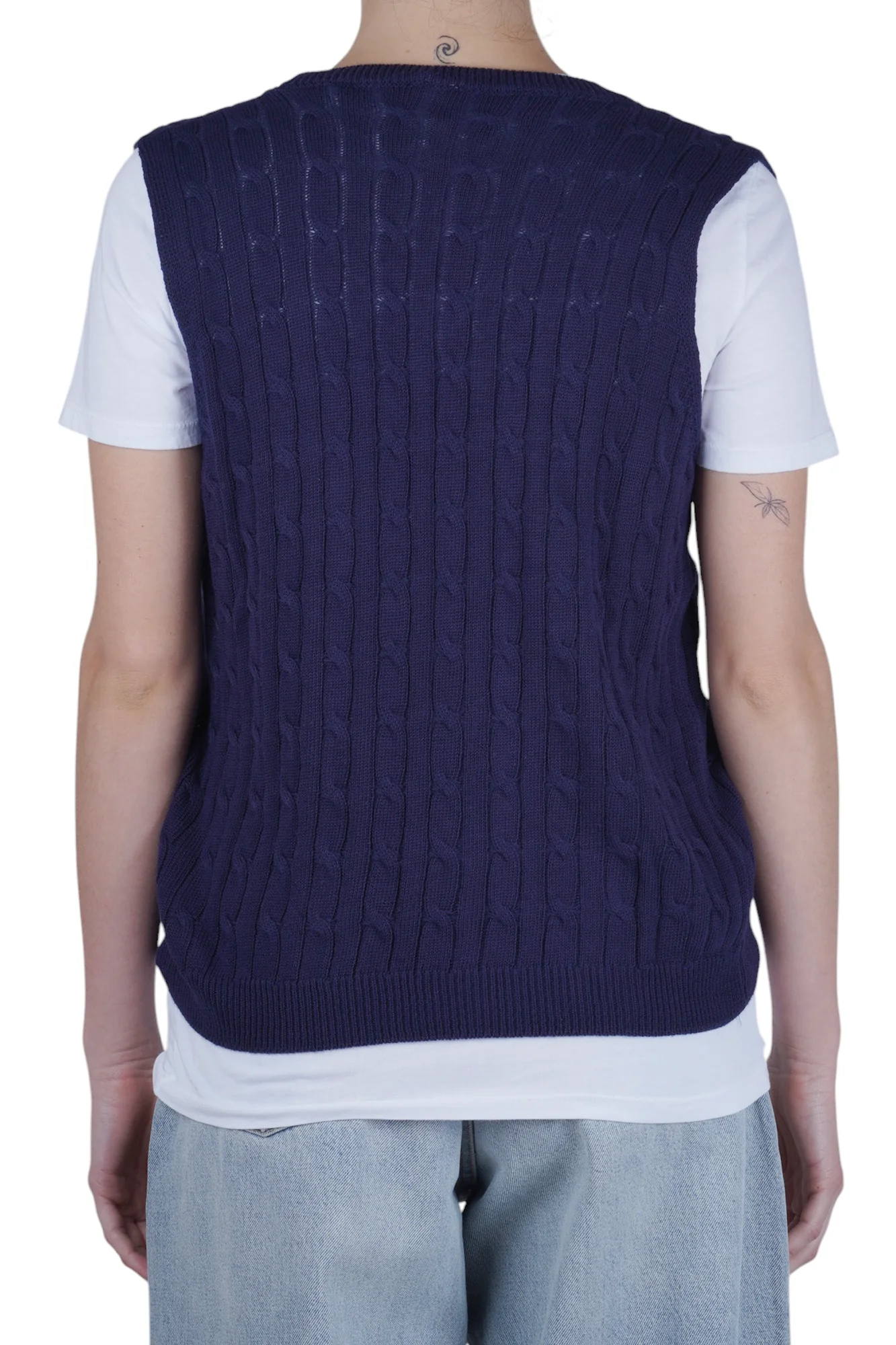 La Femme Blanche - Gilet - 471550 - Blu - Image 5