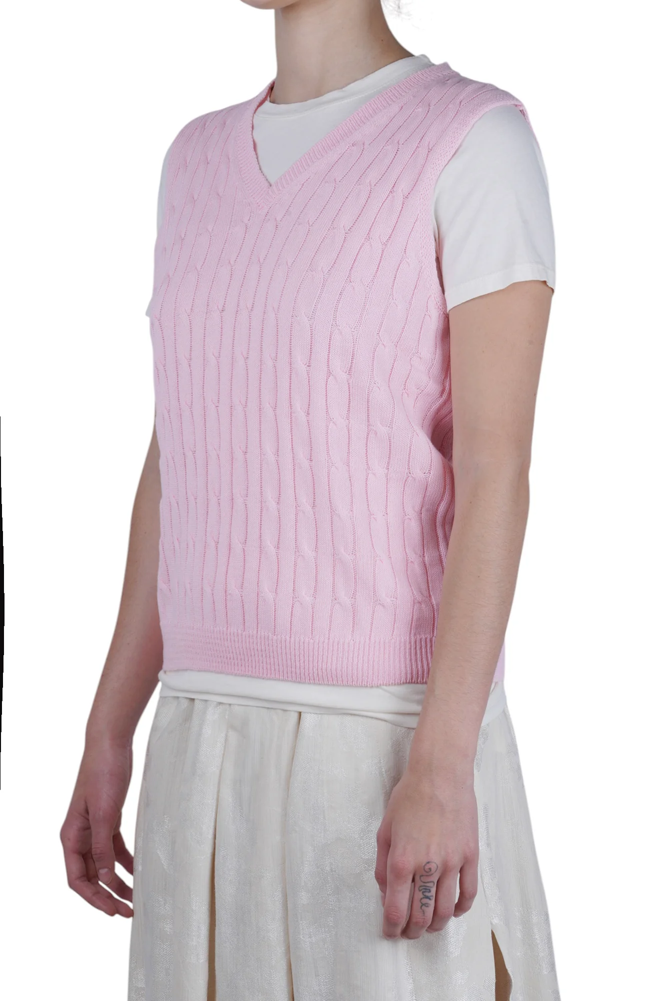 La Femme Blanche - Gilet - 471550 - Rosa - Image 4