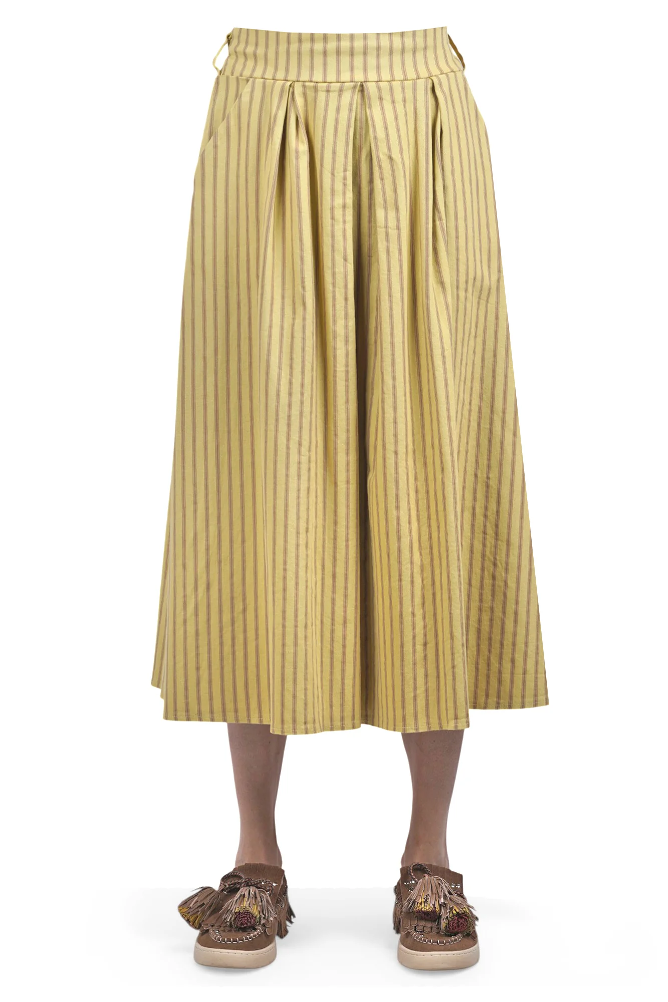 La Femme Blanche - Gonna - 471481 - Giallo/Marrone - Image 3