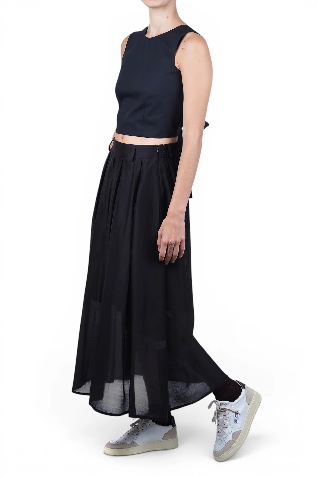 La Femme Blanche - Gonna - 471588 - Nero - Image 2