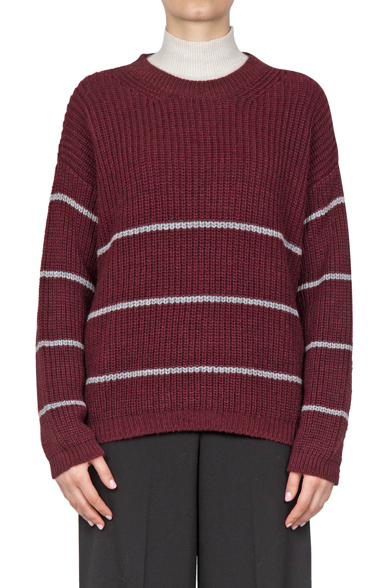 La Femme Blanche - Maglia - 442175 - Bordeaux - Image 3