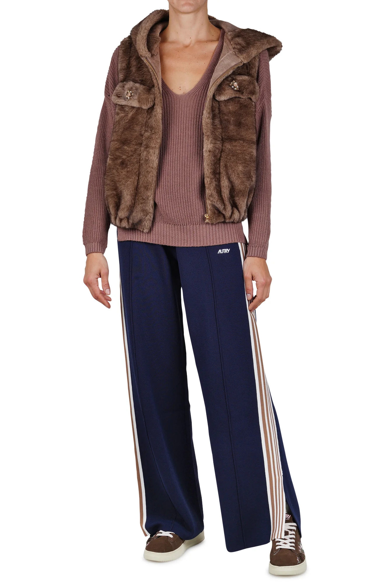 La Femme Blanche - Maglia - 461399 - Nocciola - Image 2