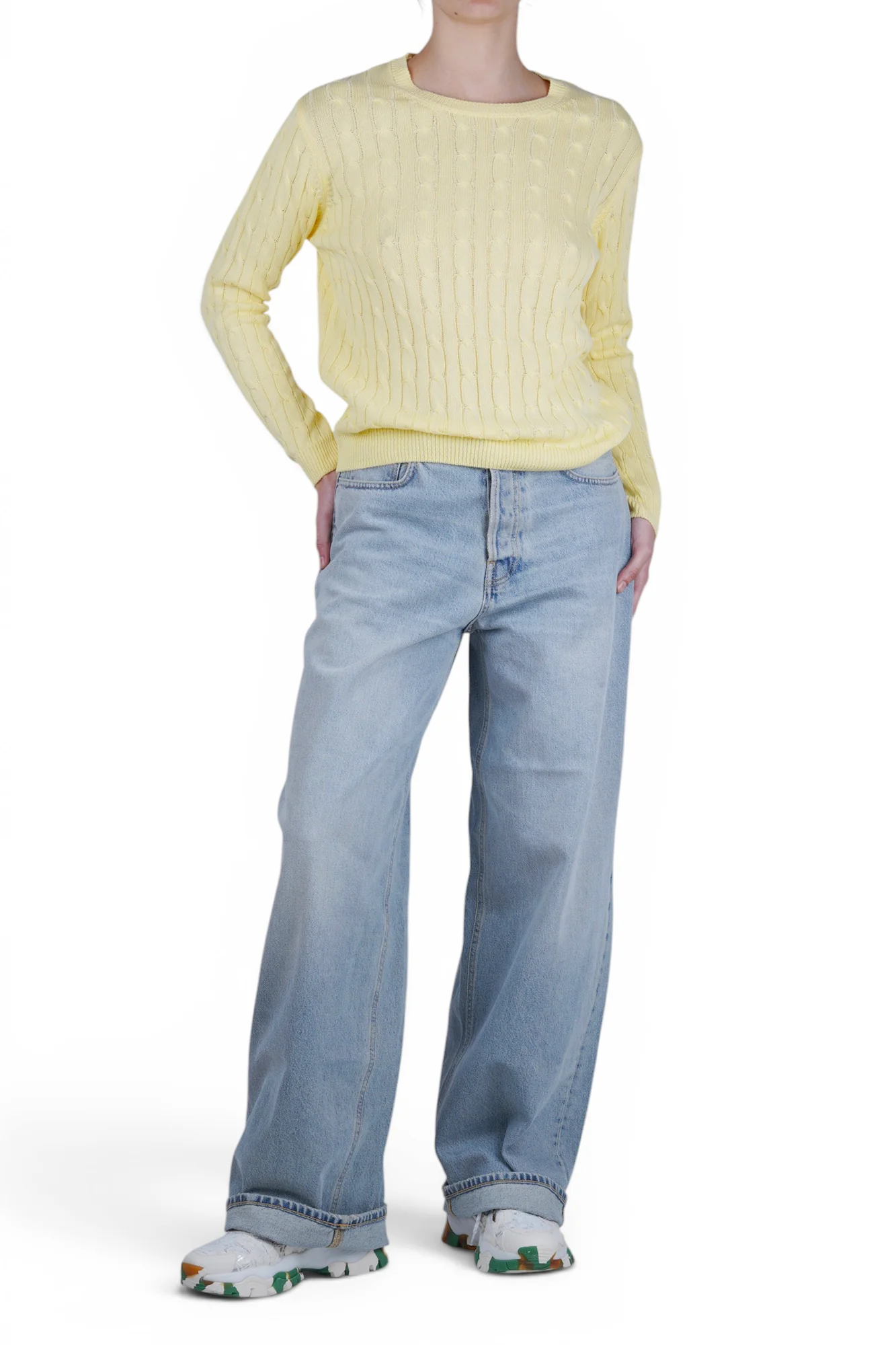 La Femme Blanche - Maglia - 471549 - Giallo - Image 2