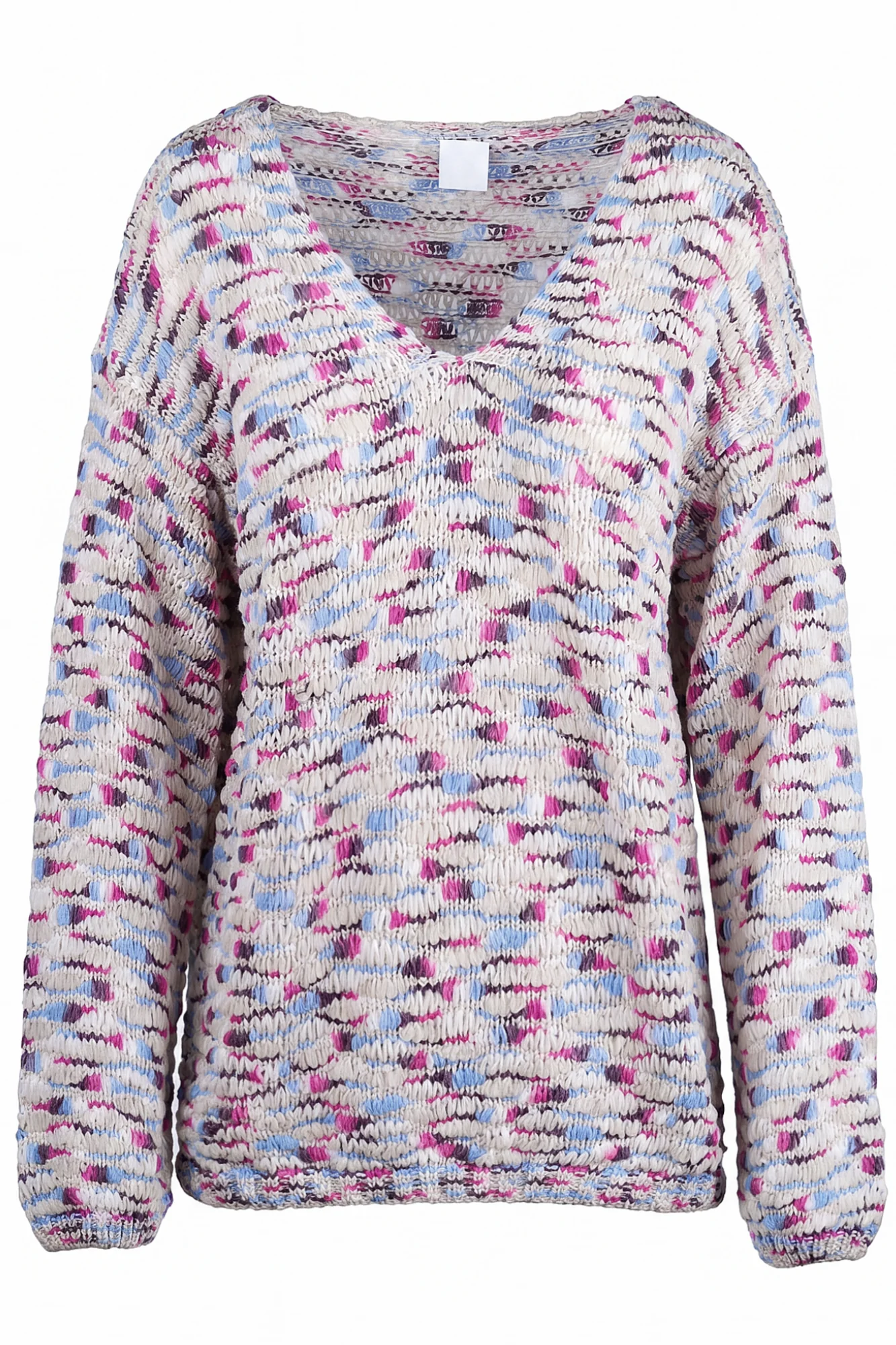 La Femme Blanche - Maglia - 471551 - Rosa/Blu