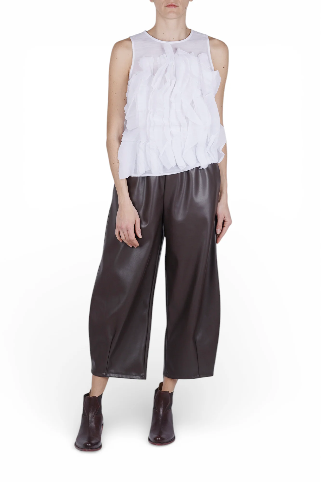 La Femme Blanche - Pantalone - 471212 - Moka - Image 2