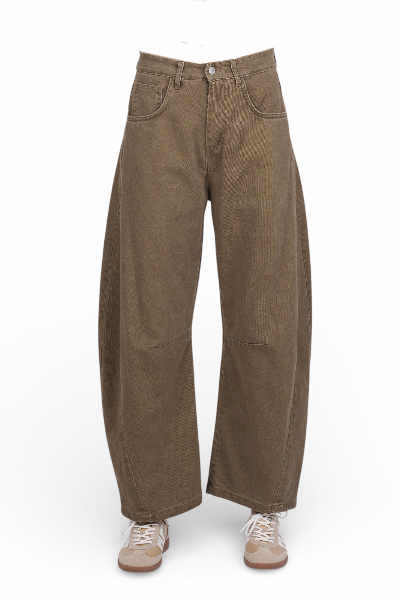 La Femme Blanche - Pantalone - 471220 - Marrone - Image 3