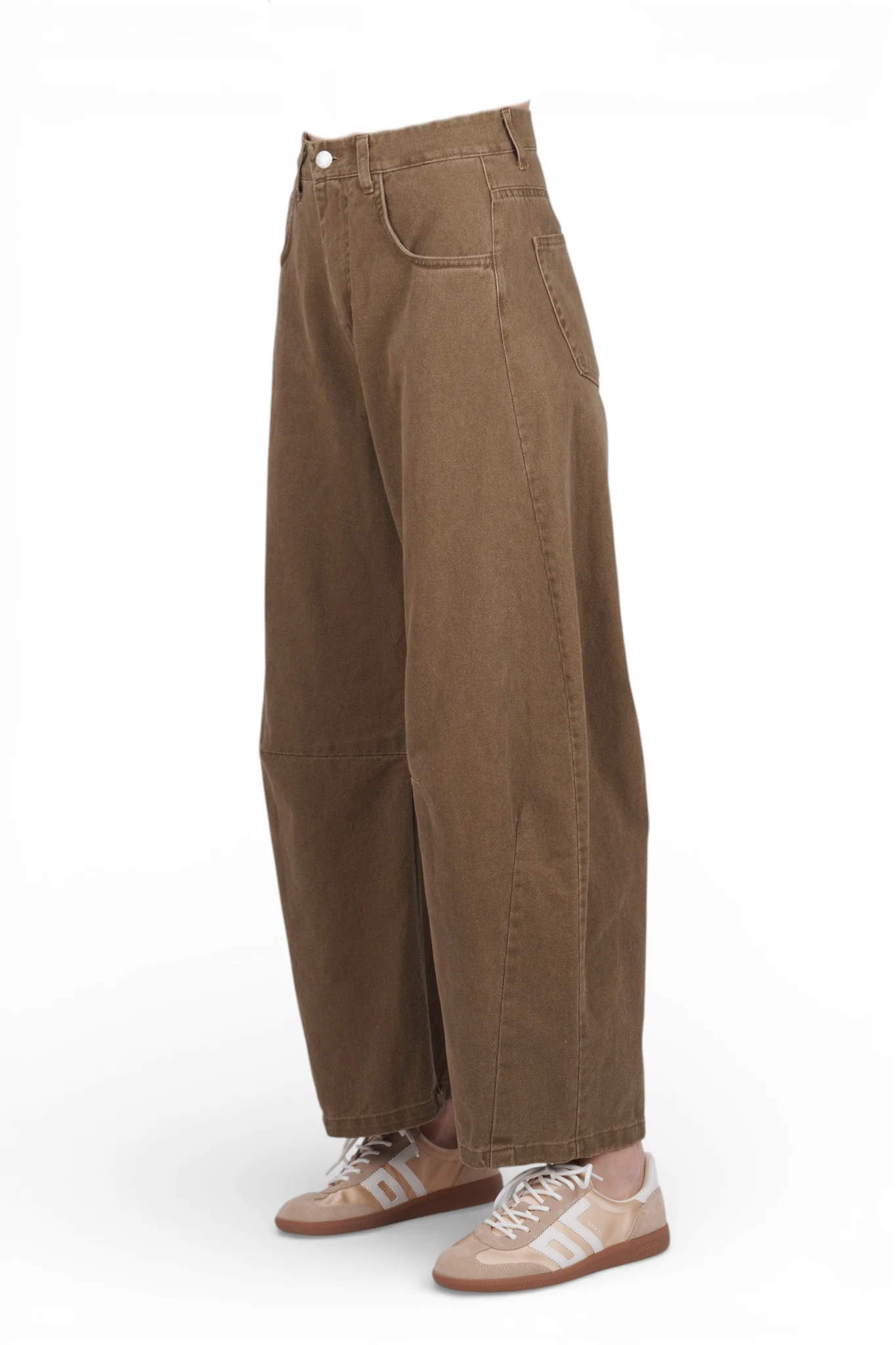 La Femme Blanche - Pantalone - 471220 - Marrone - Image 4
