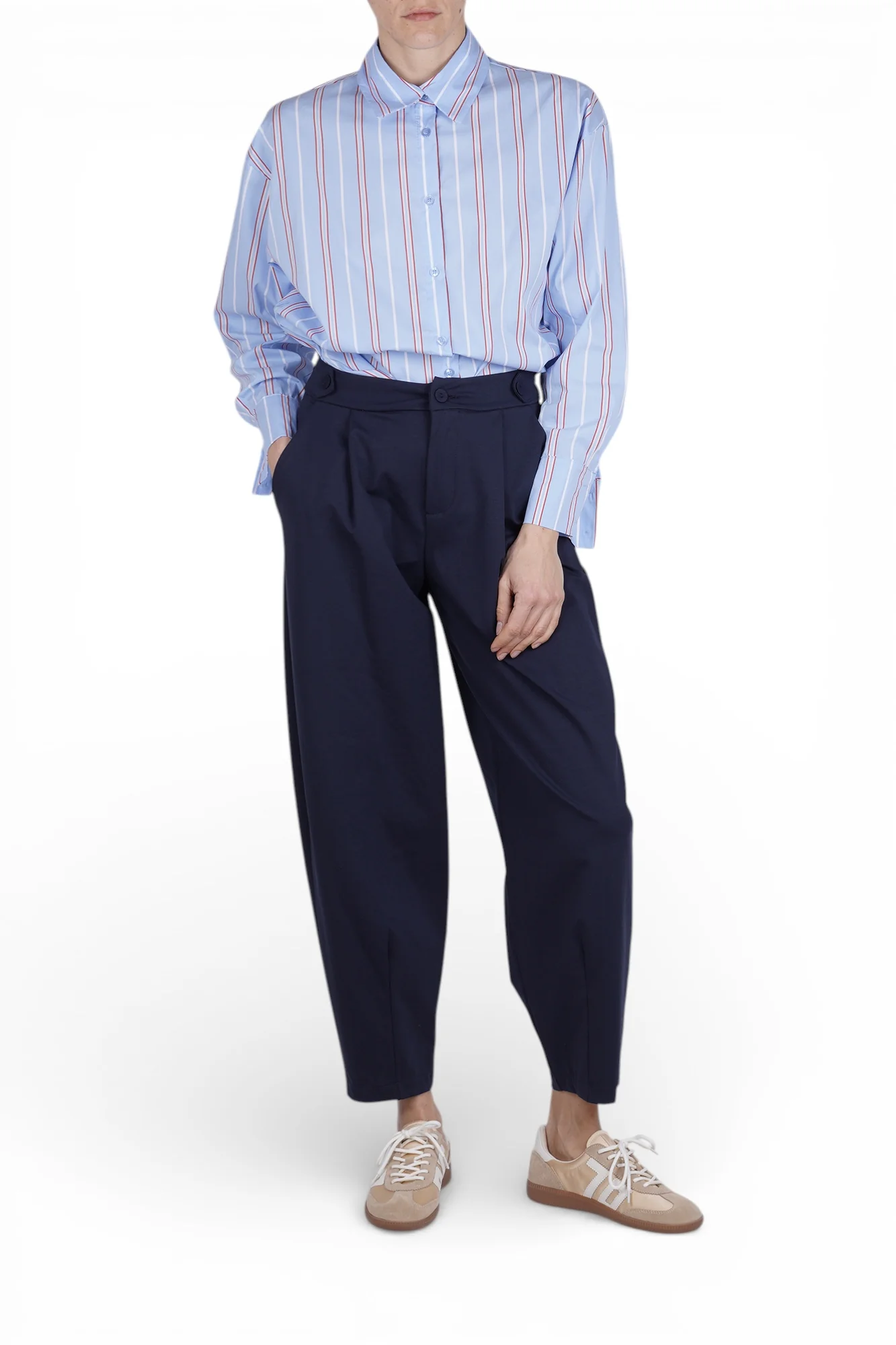 La Femme Blanche - Pantalone - 471222 - Blu - Image 2