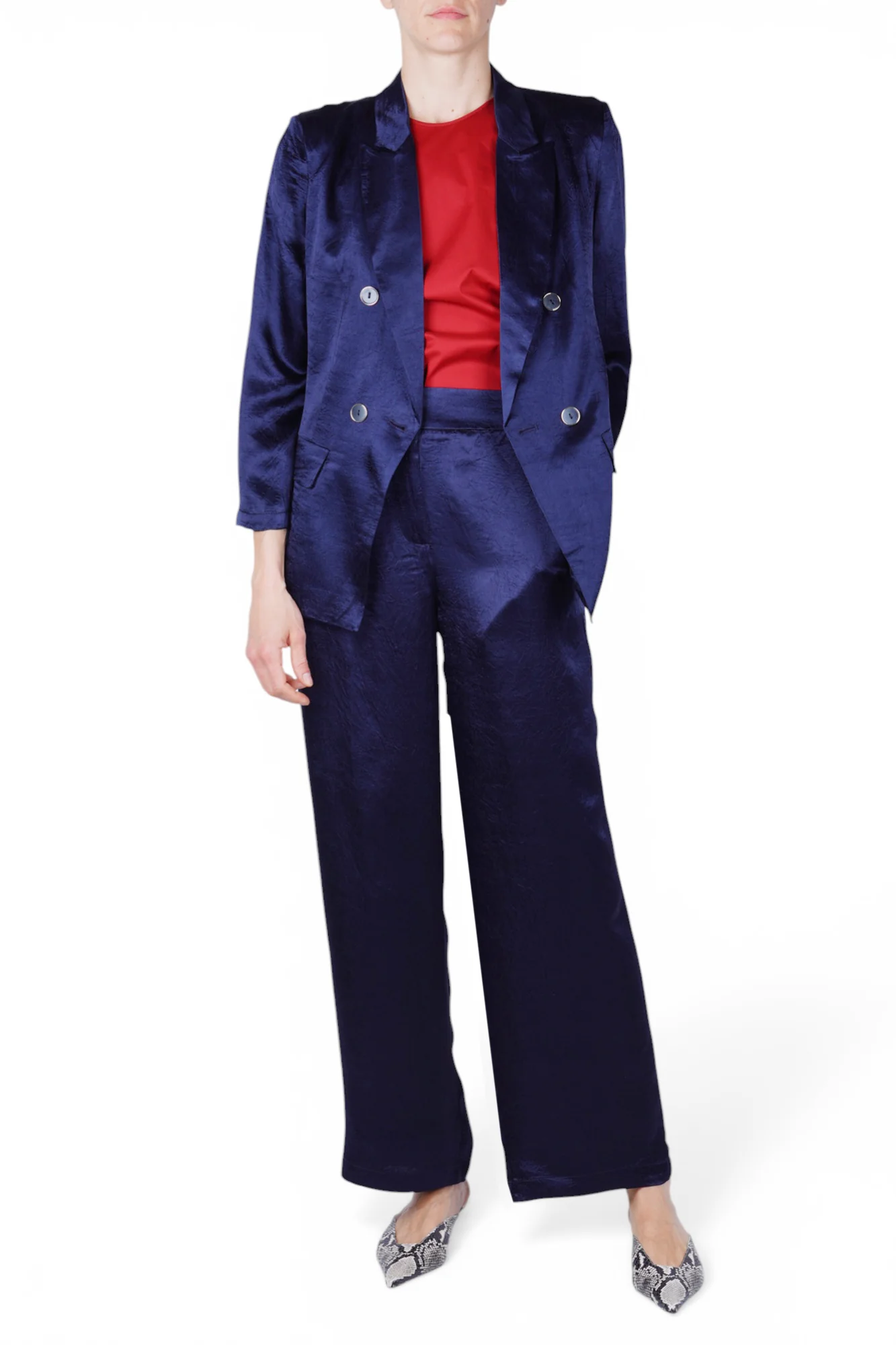 La Femme Blanche - Pantalone - 471359 - Blu - Image 2