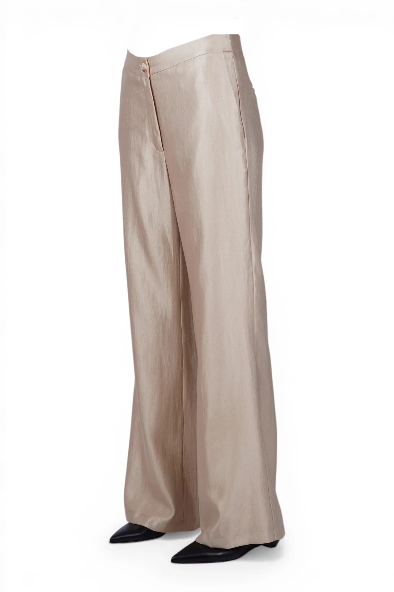La Femme Blanche - Pantalone - 471361 - Oro - Image 4