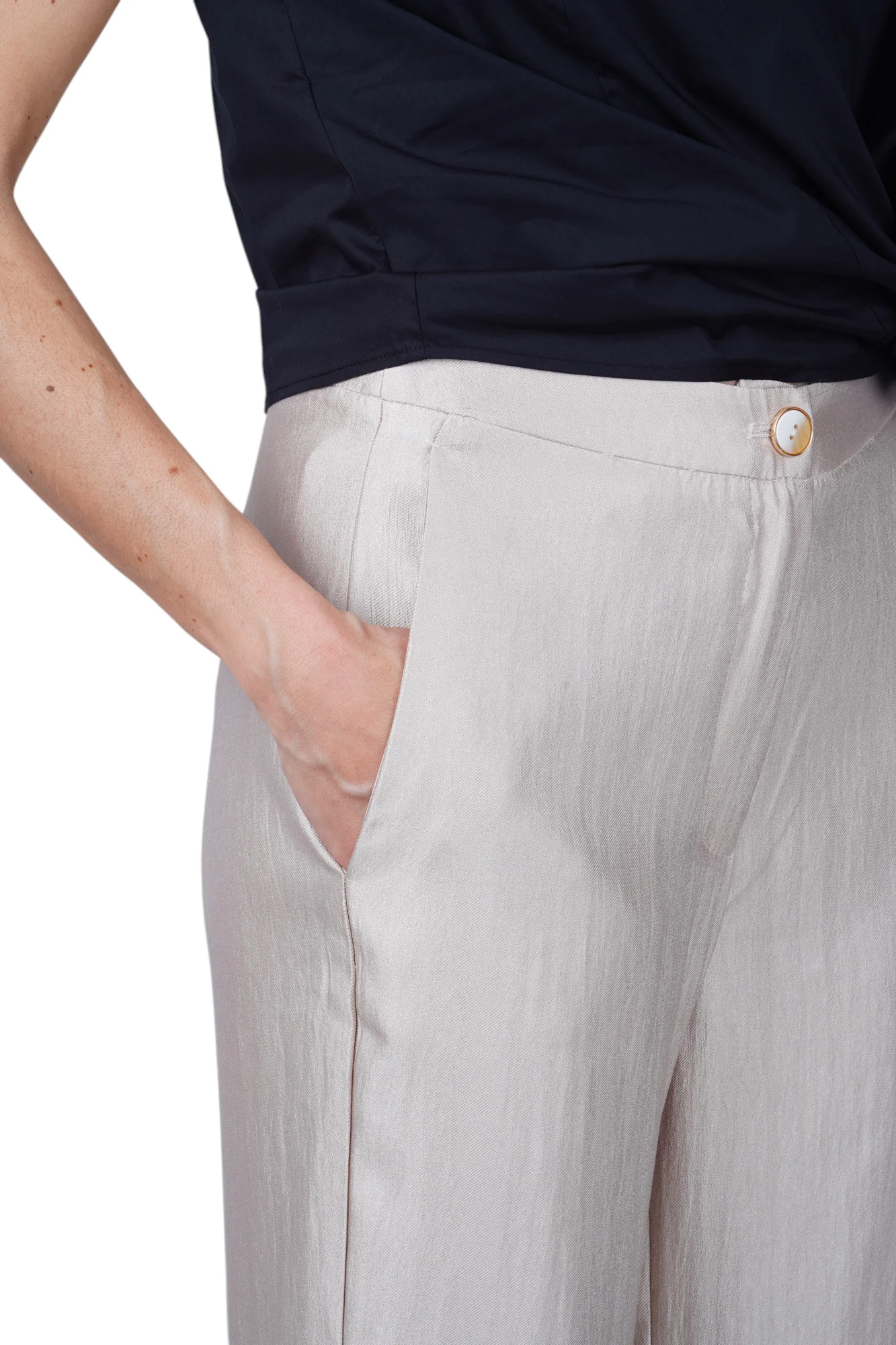 La Femme Blanche - Pantalone - 471361 - Sabbia - Image 6