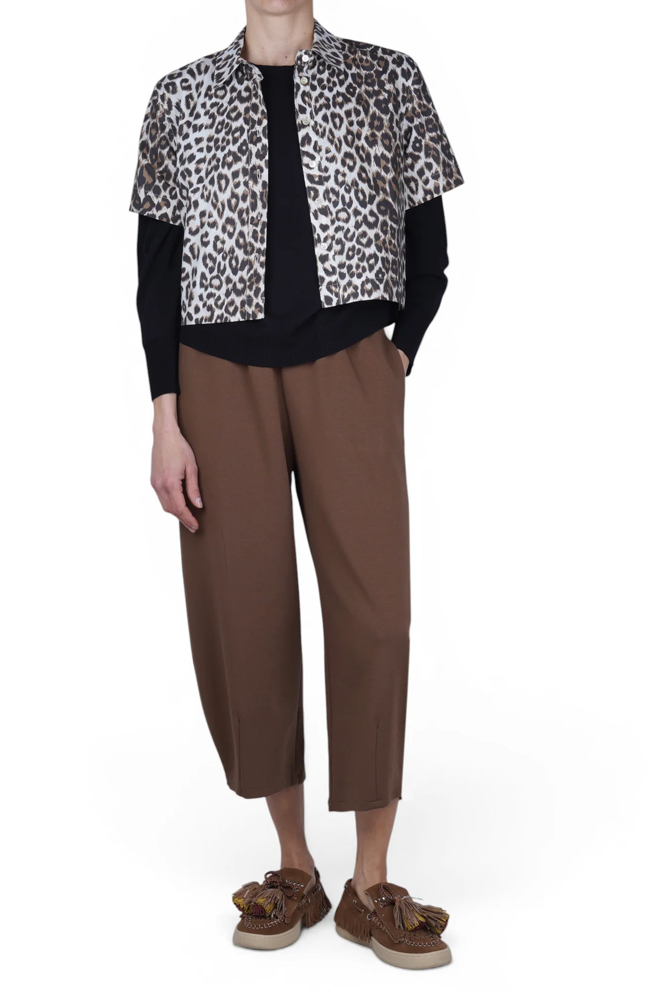La Femme Blanche - Pantalone - 471474 - Tabacco - Image 2