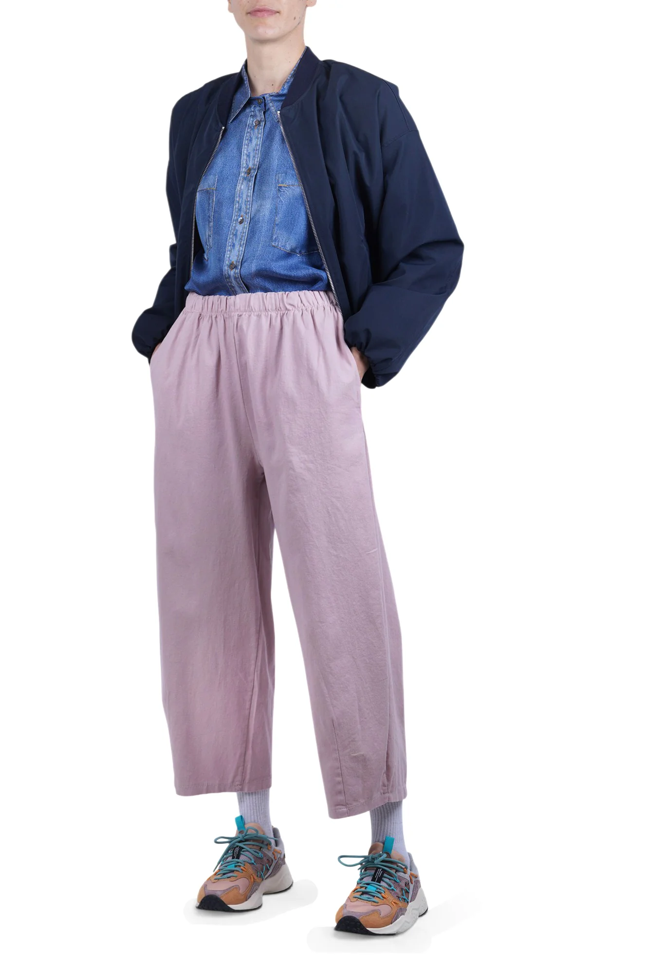 La Femme Blanche - Pantalone - 471480 - Lilla - Image 2