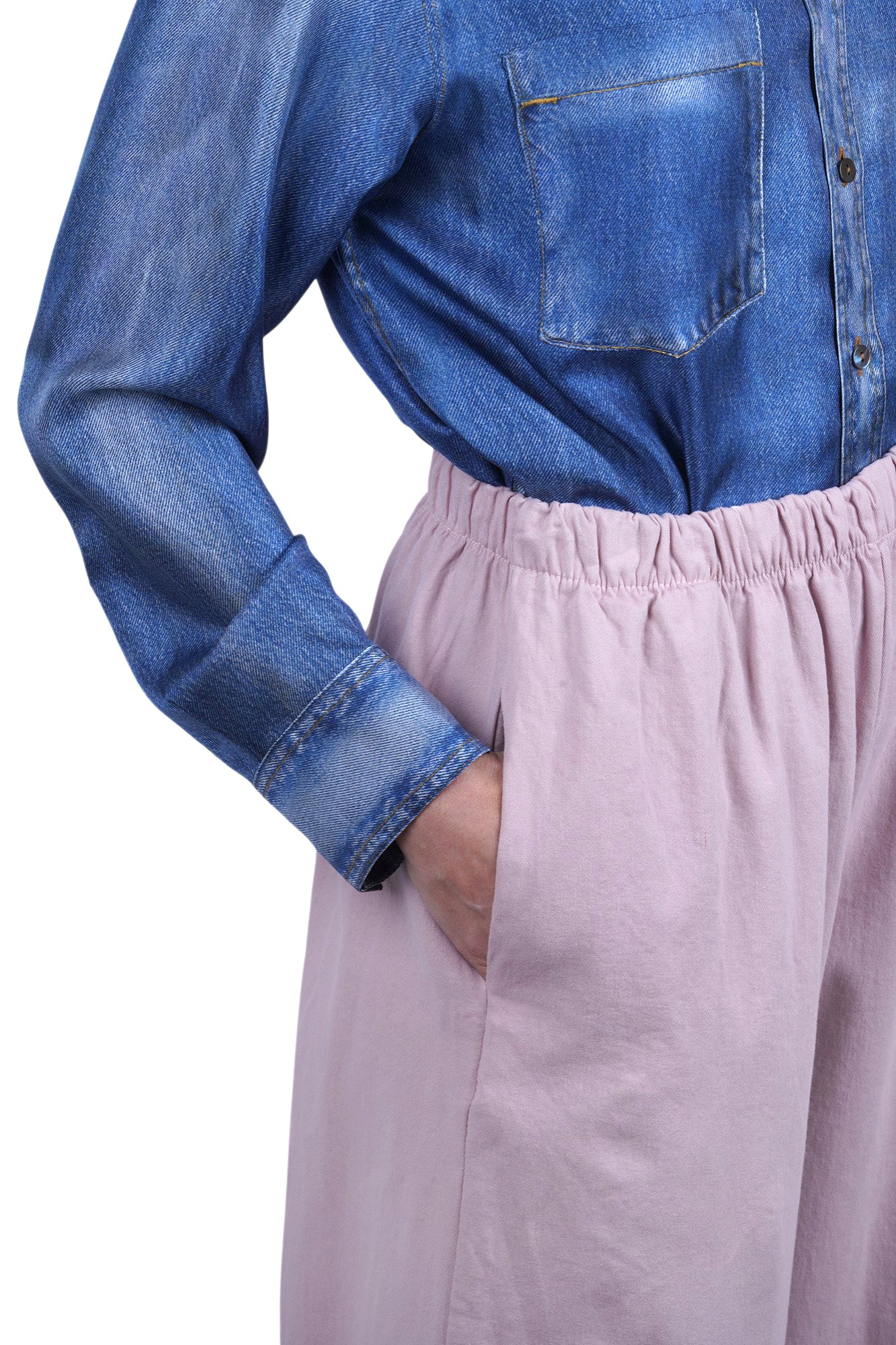 La Femme Blanche - Pantalone - 471480 - Lilla - Image 6