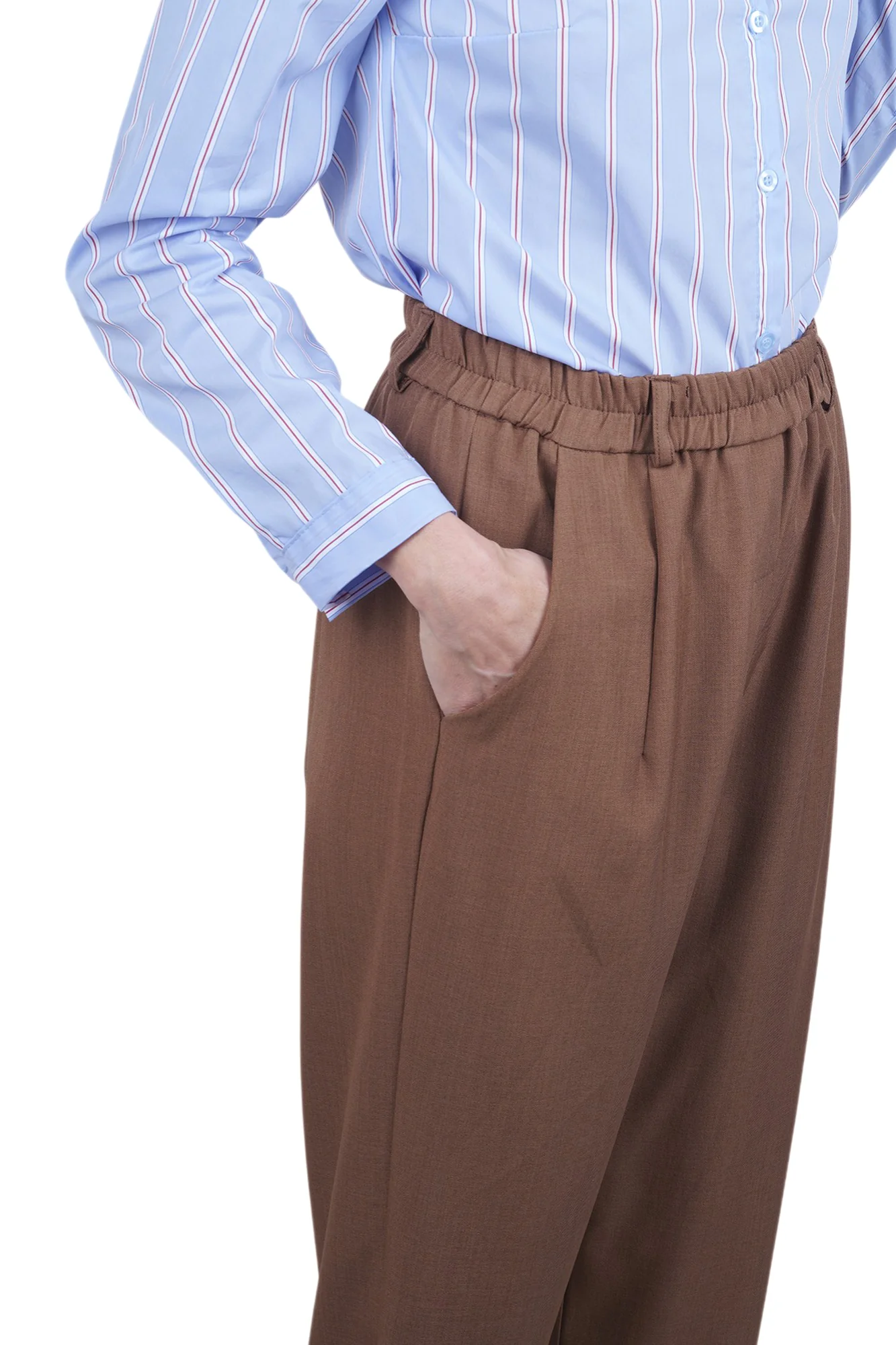 La Femme Blanche - Pantalone - 471512 - Tabacco - Image 6