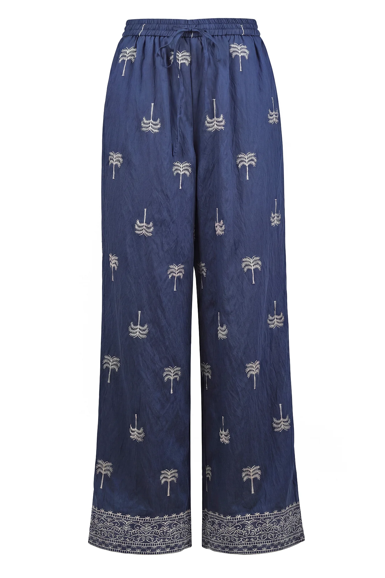 La Femme Blanche - Pantalone - 471576 - Beige/Blu