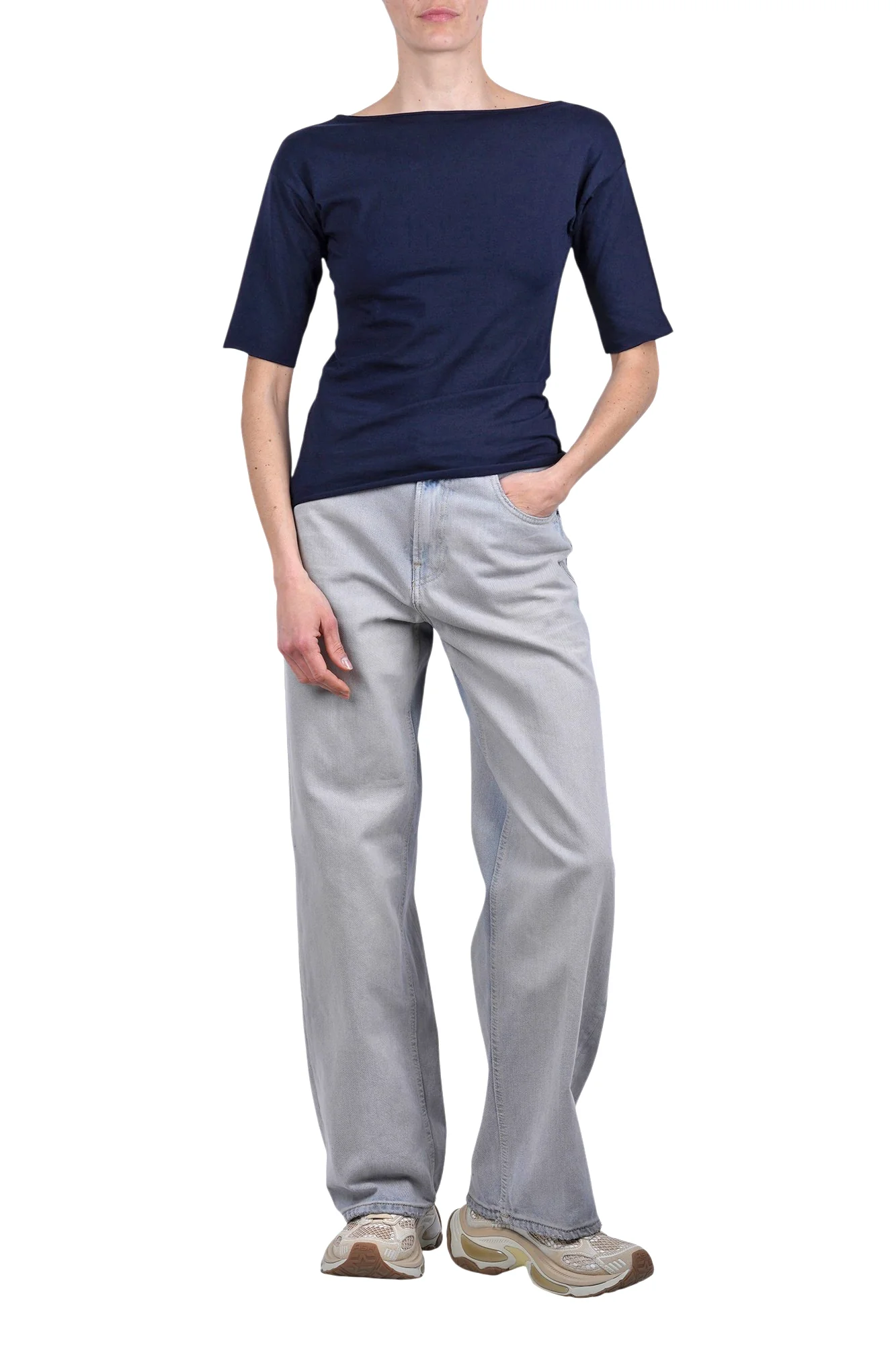 La Femme Blanche - T-shirt - 471521 - Blu - Image 2