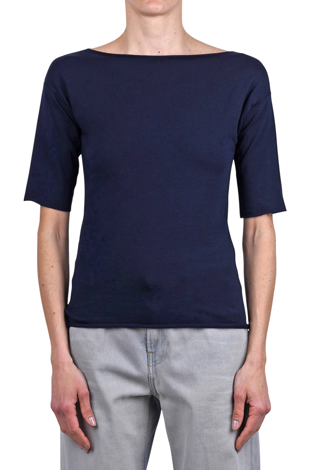 La Femme Blanche - T-shirt - 471521 - Blu - Image 3