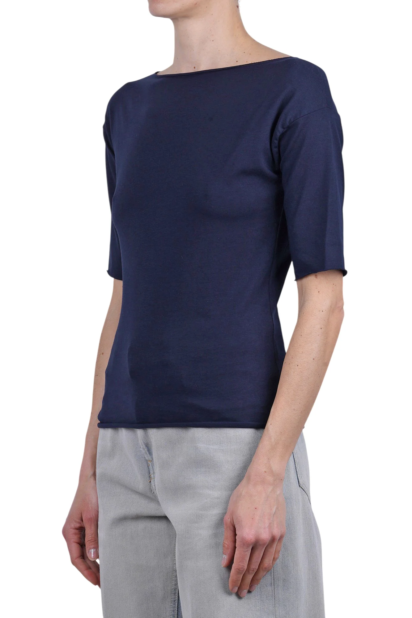 La Femme Blanche - T-shirt - 471521 - Blu - Image 4