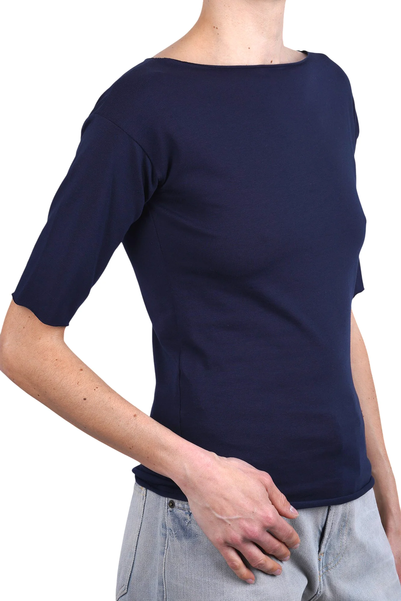 La Femme Blanche - T-shirt - 471521 - Blu - Image 6