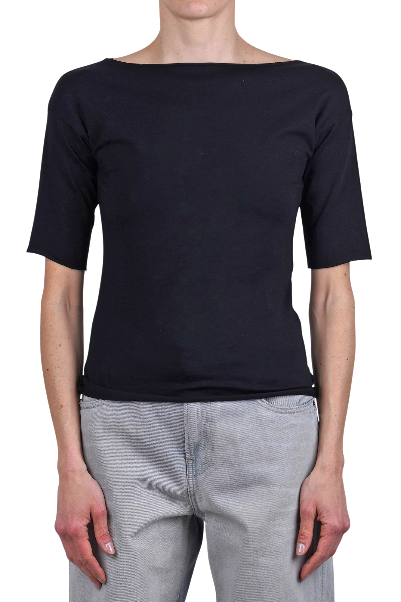 La Femme Blanche - T-shirt - 471521 - Nero - Image 3