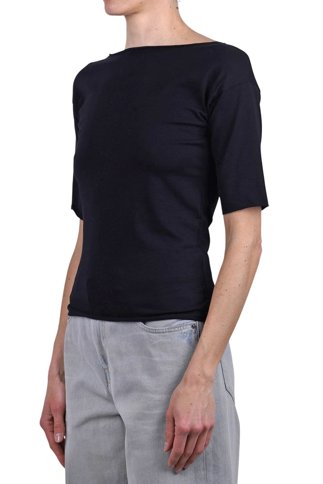 La Femme Blanche - T-shirt - 471521 - Nero - Image 4