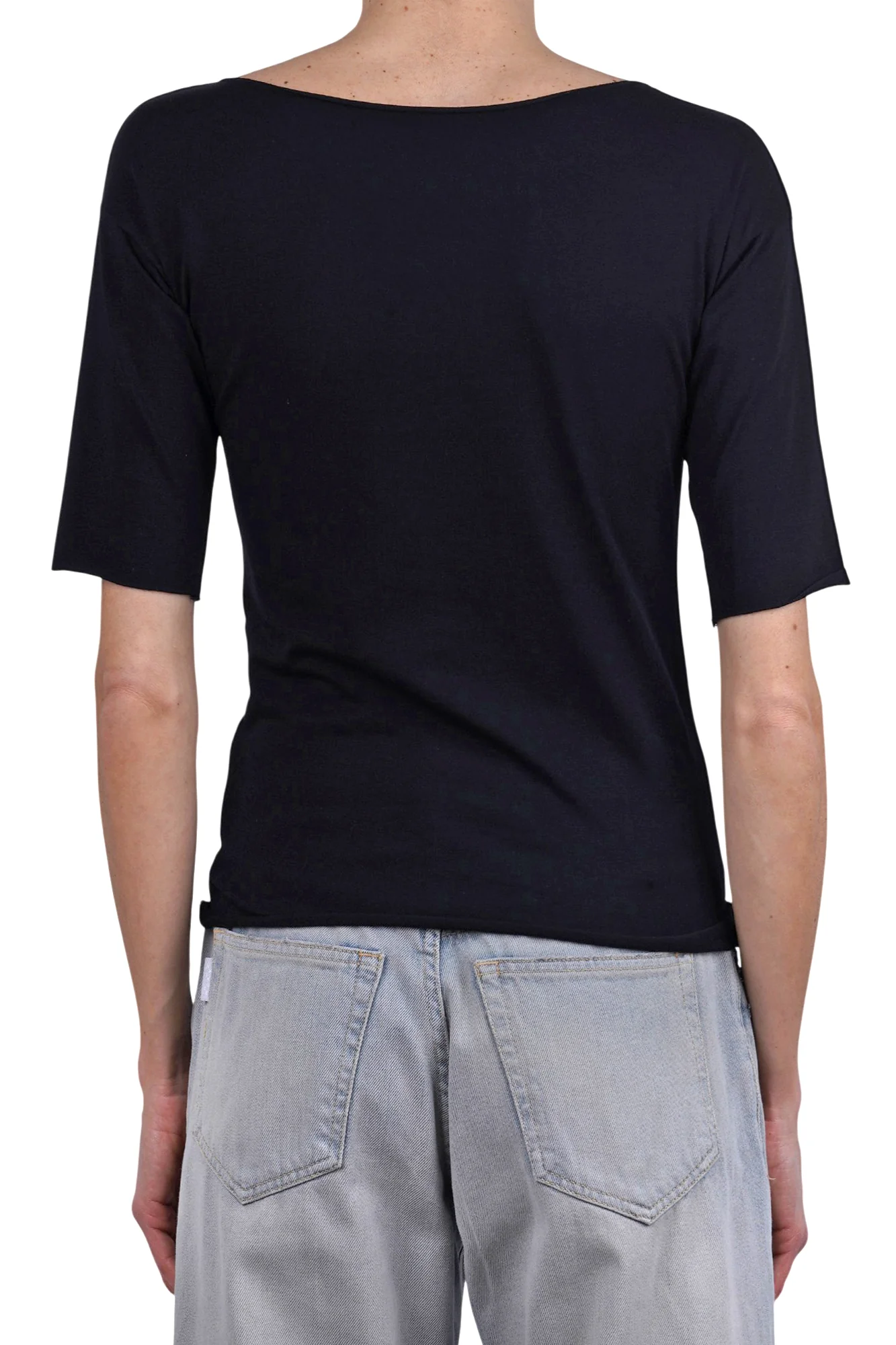 La Femme Blanche - T-shirt - 471521 - Nero - Image 5