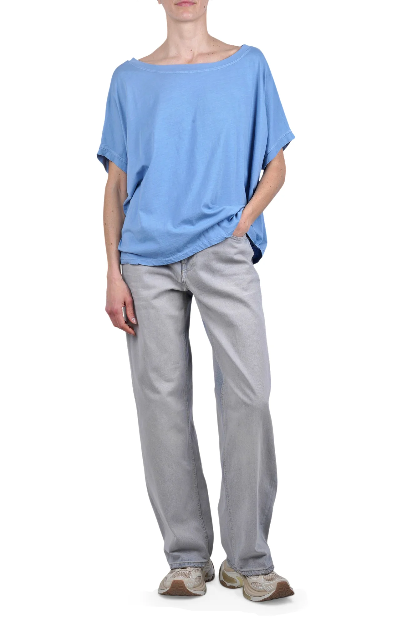 La Femme Blanche - T-shirt - 471524 - Azzurro - Image 2