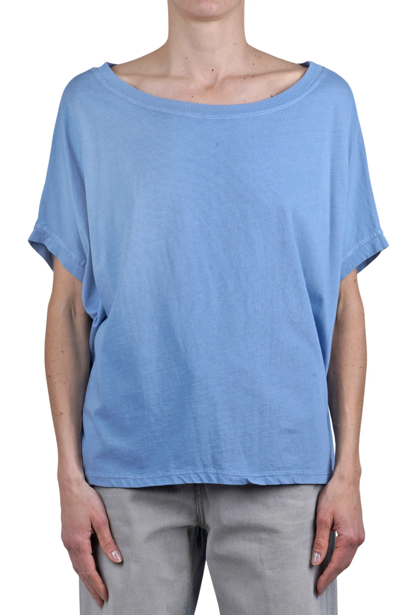 La Femme Blanche - T-shirt - 471524 - Azzurro - Image 3