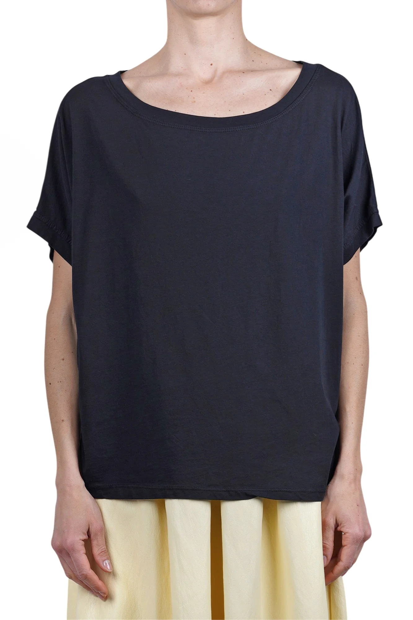 La Femme Blanche - T-shirt - 471524 - Nero - Image 3