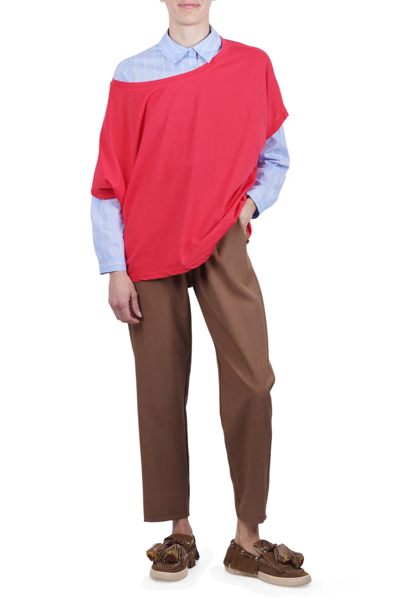 La Femme Blanche - T-shirt - 471524 - Rosso - Image 2
