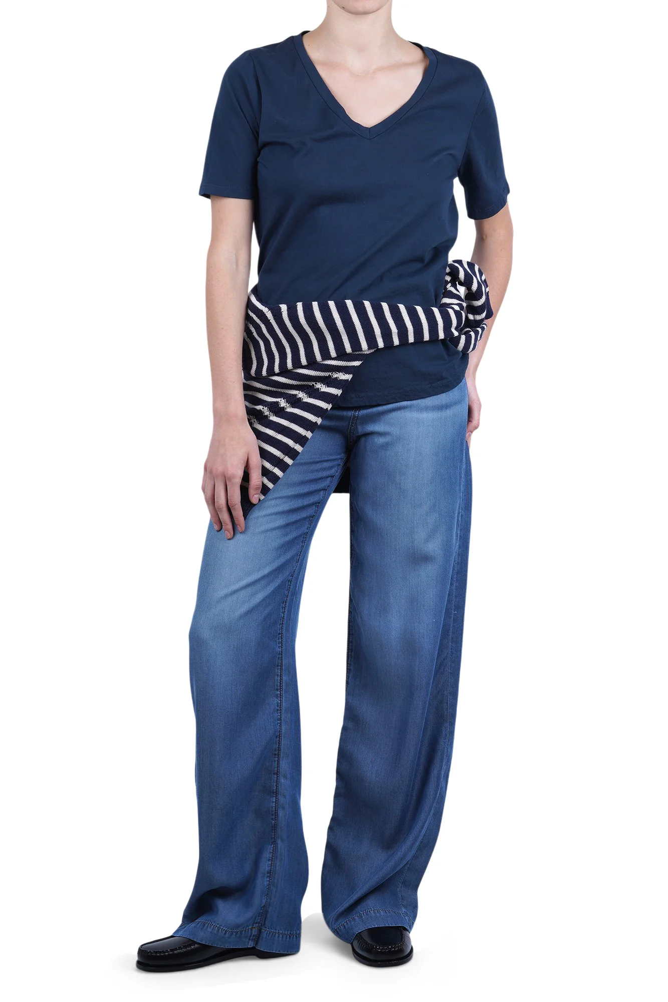 La Femme Blanche - T-shirt - 471526 - Blu - Image 2