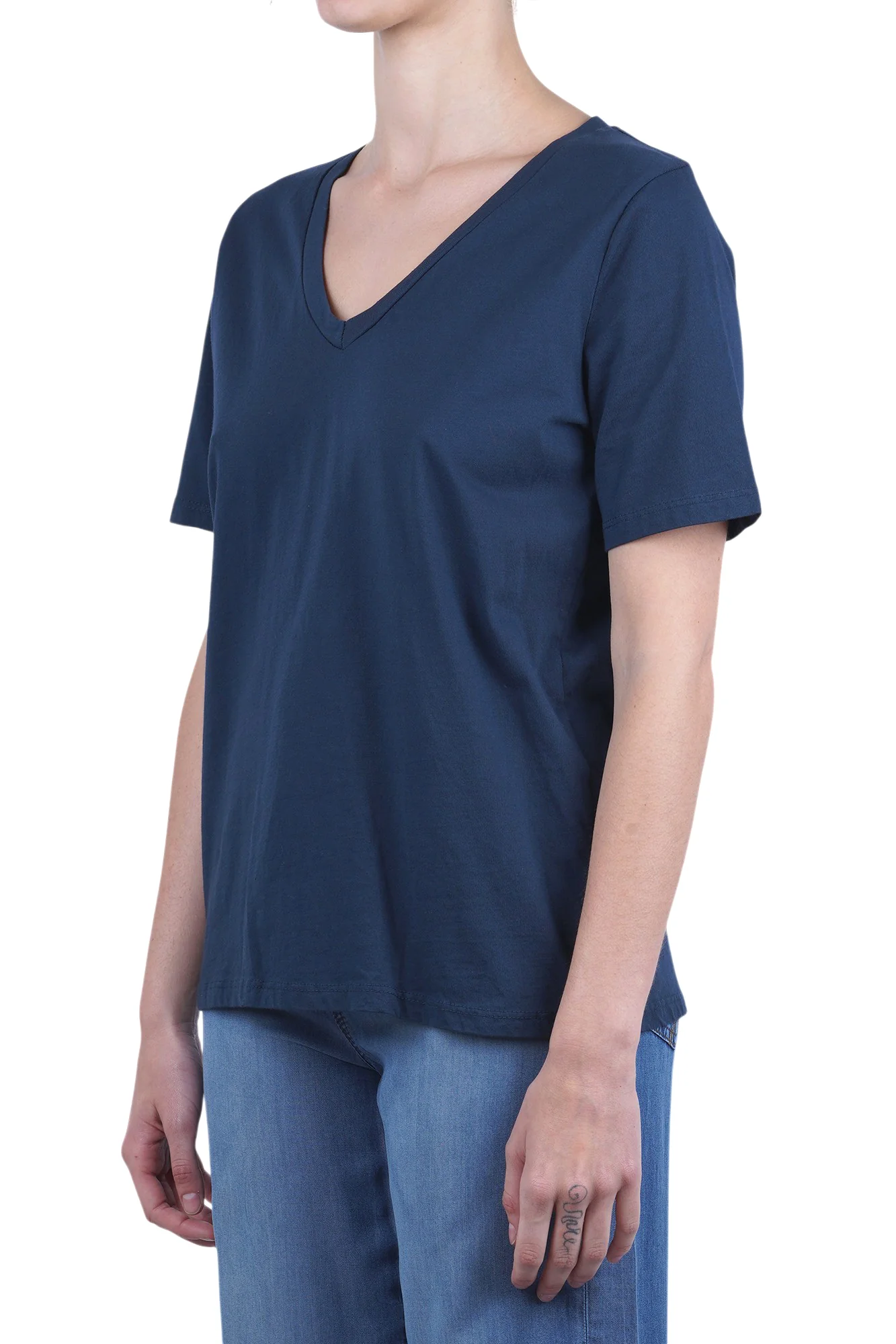 La Femme Blanche - T-shirt - 471526 - Blu - Image 4