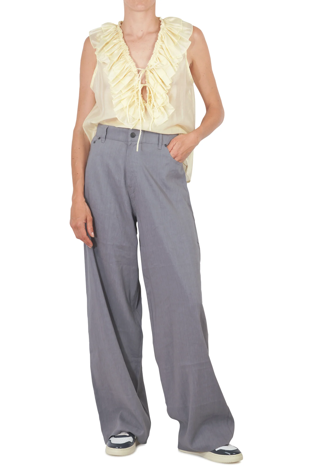 La Femme Blanche - Top - 451781 - Giallo - Image 2