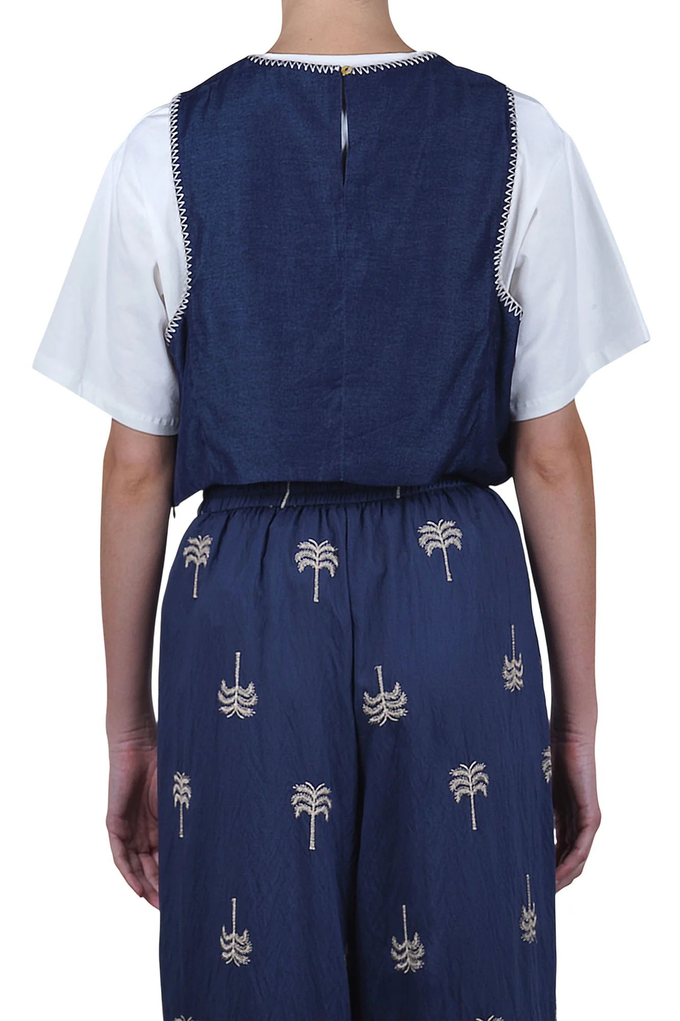 La Femme Blanche - Top - 471572 - Blu - Image 5