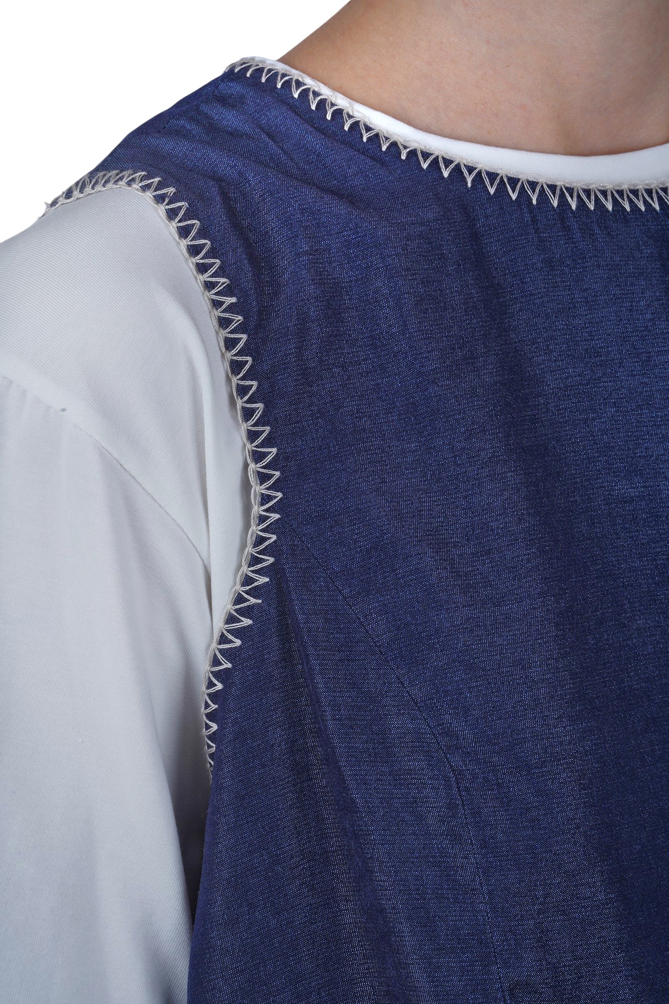 La Femme Blanche - Top - 471572 - Blu - Image 6