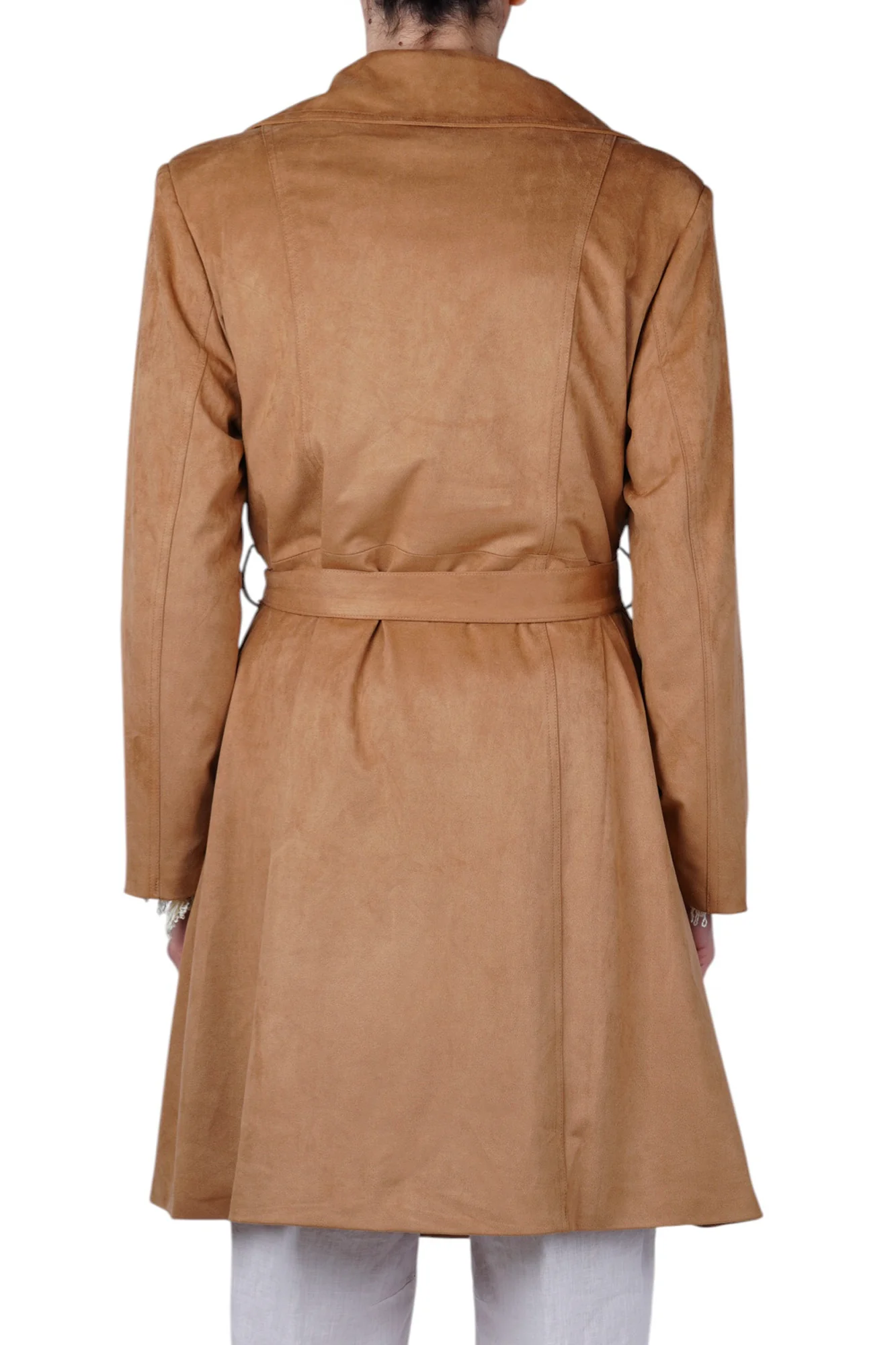 La Femme Blanche - Trench - 471355 - Cammello - Image 5