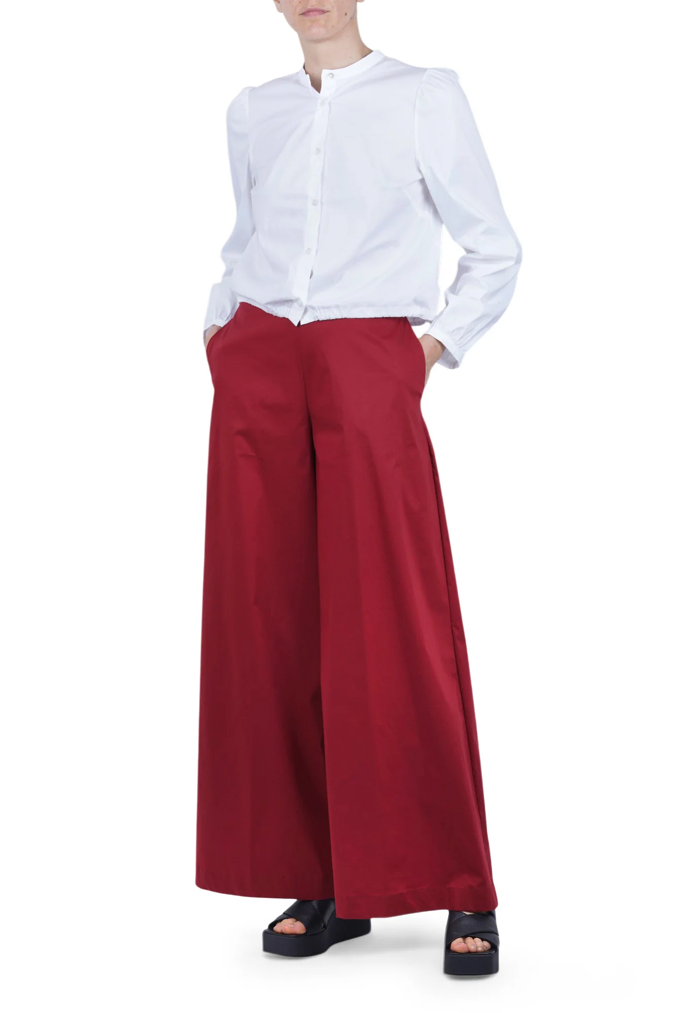 Liviana Conti - Pantalone - 470308 - Ciliegia - Image 2