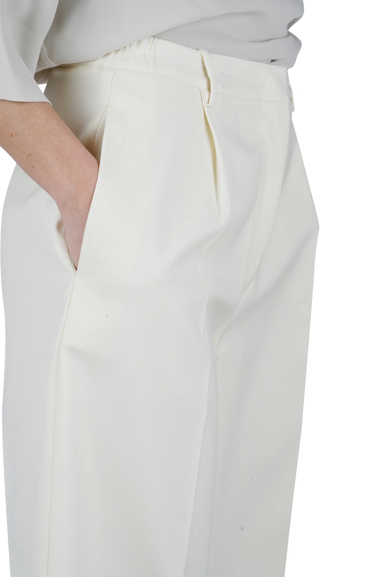 Liviana Conti - Pantalone - 470803 - Crema - Image 6