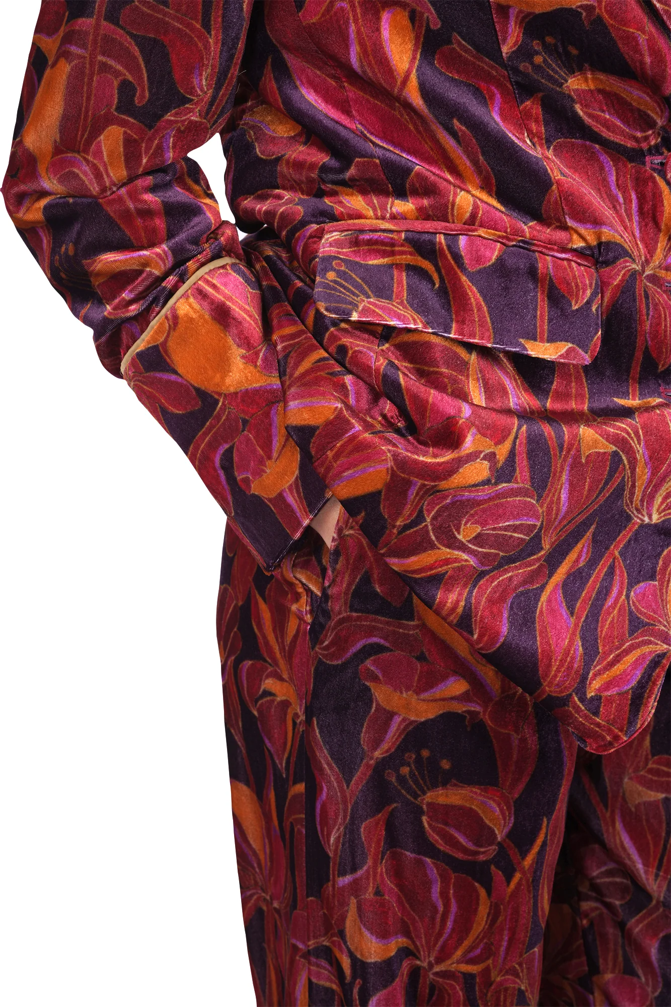 Maliparmi - Pantalone - 460720 - Fantasia Bordeaux - Image 6