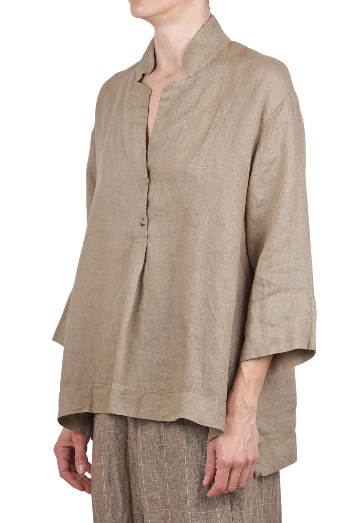Mama B - Camicia - 471402 - Kaki - Image 4
